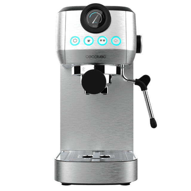 Cecotec Power Espresso 20 Steel Pro Cafetera Espresso Con 20 Bares Thermoblock Y Vaporizador. Cafetera Express