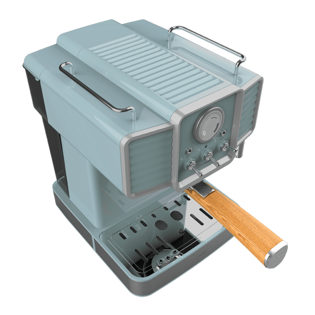 Cecotec Power Espresso 20 Tradizionale Light Blue Cafetera Express Para Espressos Y Cappuccinos Rápido Sistema De Calentamiento Por Thermoblock 20 Bares Manómetro PressurePro Y Vaporizador Orientable Cafetera Espresso