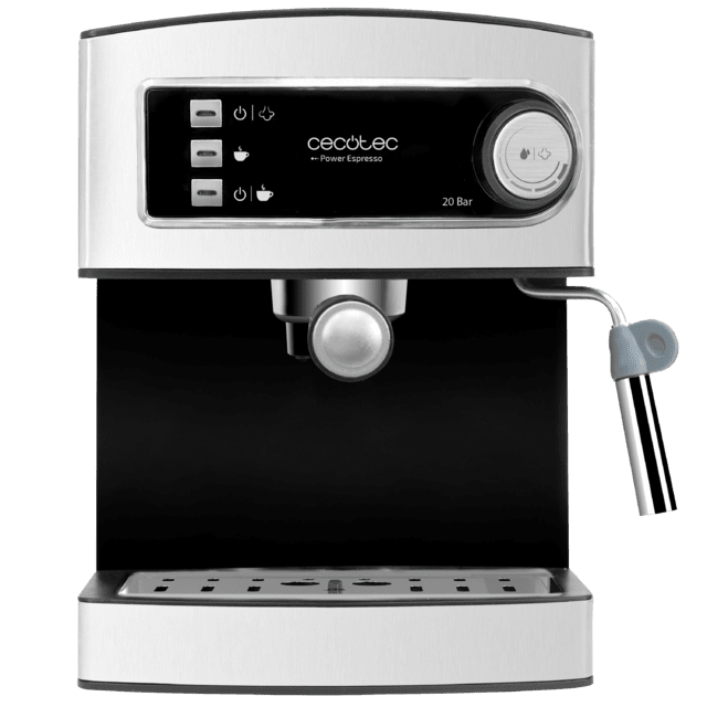 Cecotec Power Espresso Cafetera Express Para Café Espresso Y Cappuccino Con 20 Bares Y Vaporizador Orientable. Cafetera Express