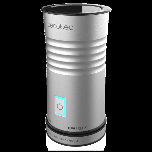 Cecotec Power Latte Spume 4000. Espumador De Leche De 500 W Capacidad De 115ml Sin Cables 3 Modos De Funcionamiento Todo Tipo De Leche Base 360º Antideslizante Espumador De Leche Eléctrico  