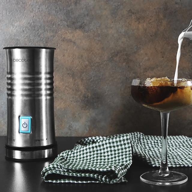 Cecotec Power Latte Spume 4000. Espumador De Leche De 500 W Capacidad De 115ml Sin Cables 3 Modos De Funcionamiento Todo Tipo De Leche Base 360º Antideslizante Espumador De Leche Eléctrico  