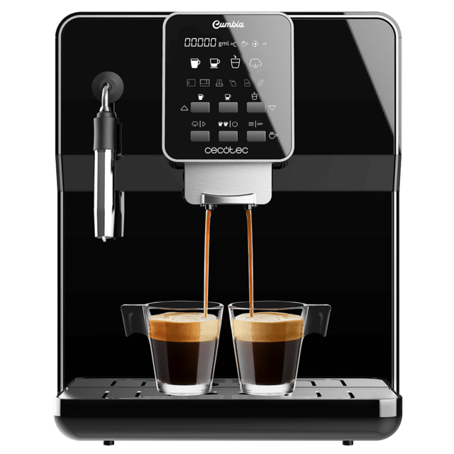 Cecotec Power Matic-ccino 6000 Serie Nera S Series M Cafetera superautomática para los amantes del café recién molido. Disfruta de espressos y cappuccinos. Dispone de un sistema de rápido calentamiento por thermoblock 19 bar