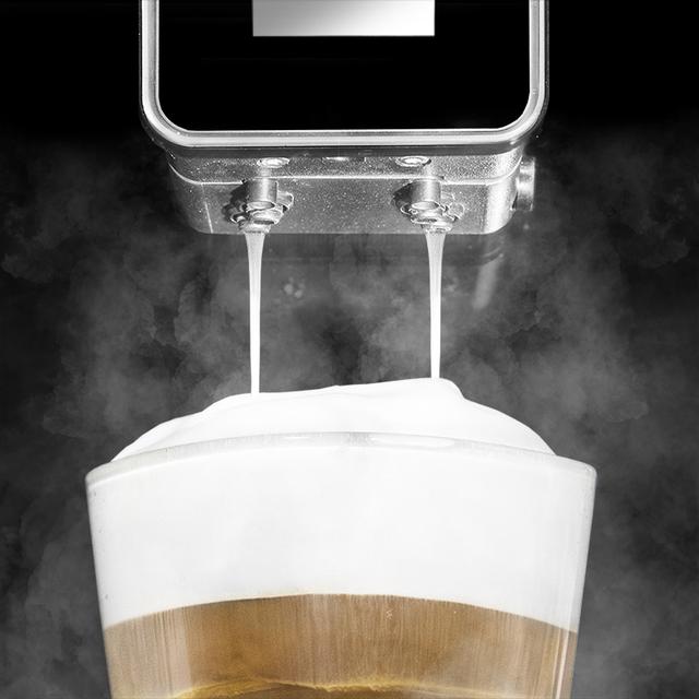 Cecotec Power Matic-ccino 8000 Touch Serie Nera S Cafetera Superautomática Que Muele Café Con Depósito De Leche Y Pantalla Táctil Interactiva. Prepara Cappuccino Con Solo Pulsar Un Botón. Café Totalmente Personalizable. Te