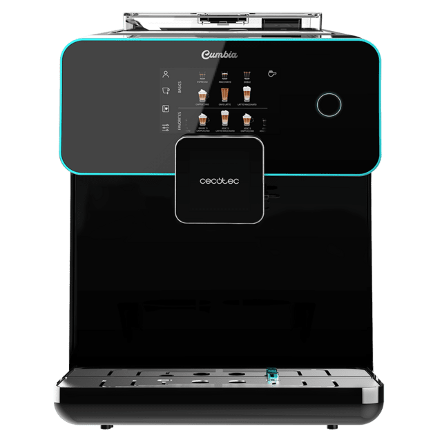 Cecotec Power Matic-ccino 9000 Serie Nera S. Cafetera Superautomática Que Muele El Café Y Añade Leche De Forma Automática Para Disfrutar De Los Mejores Espressos Y Cappuccinos Con Un Toque. Se Adapta A Todos Los Gustos Graci