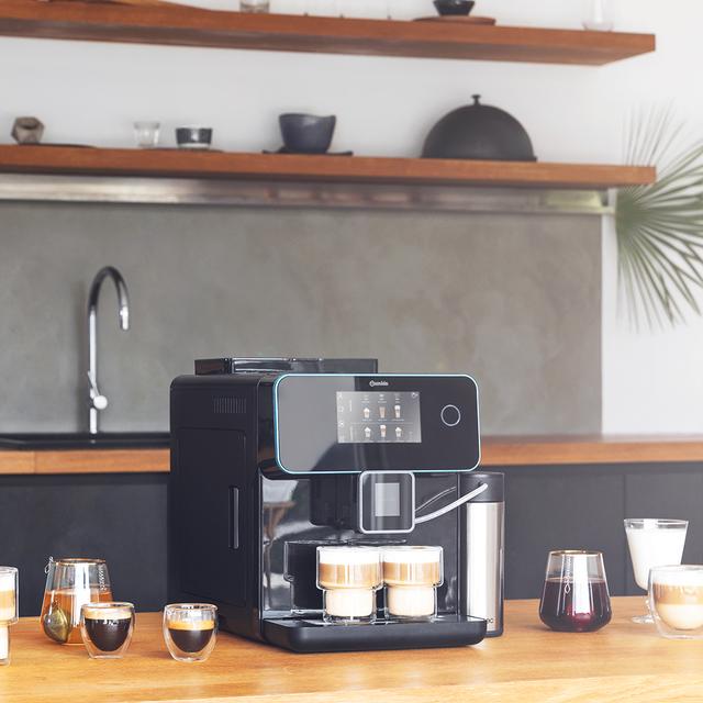 Cecotec Power Matic-ccino 9000 Serie Nera S. Cafetera Superautomática Que Muele El Café Y Añade Leche De Forma Automática Para Disfrutar De Los Mejores Espressos Y Cappuccinos Con Un Toque. Se Adapta A Todos Los Gustos Graci