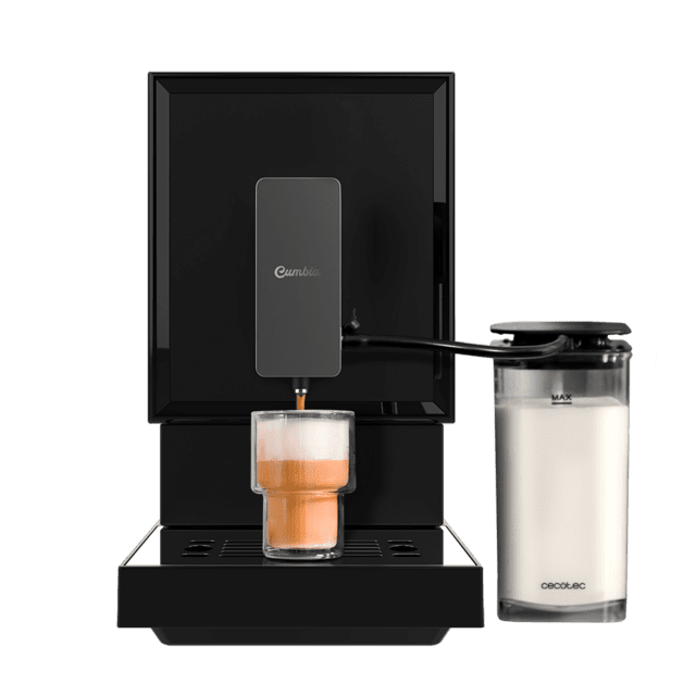 Cecotec Power Matic-ccino Cremma Cafetera superautomática para los amantes del café recién molido. Dispone de un sistema de rápido calentamiento por thermoblock con 19 bares y tanque de leche para tus capuccinos. Cafetera su