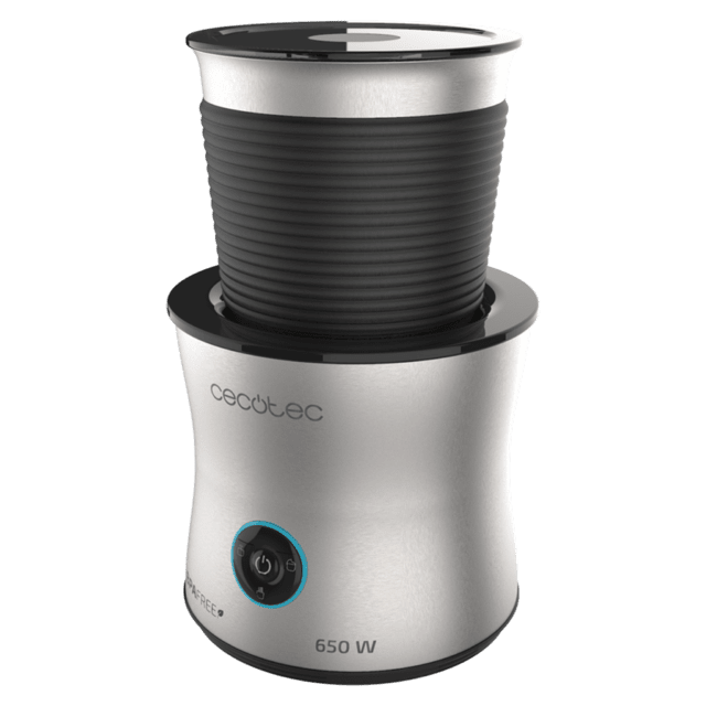 Cecotec Power Moca Spume 5000 M. Espumador De Leche De 650 W Capacidad De 200 Ml 4 Modos De Funcionamiento Prepara Chocolate Caliente Jarra De Acero Inoxidable Base 360º Antideslizante Espumador De Leche Eléctrico