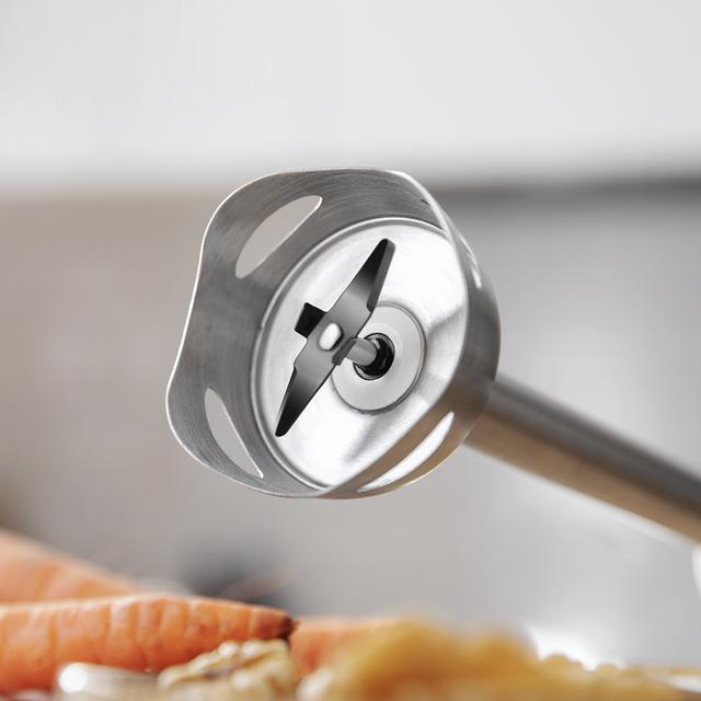 Cecotec Power TitanBlack 1200 XL. Batidora De Mano Con 1200 W Tecnología CrossBlades Con Cuchillas De 4 Hojas Pie XL Campana Antisalpicaduras Selector De Velocidad Incluye Vaso 800ml Batidora De Mano De 1200 W