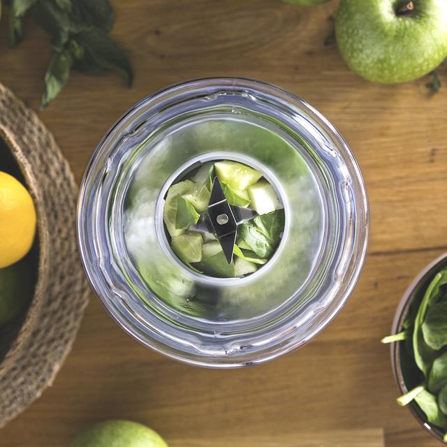 Cecotec Power Titanium 500 Fresh&Go .Batidora Smoothies De Vaso Individual Con Potencia 500 W Cuchillas Con Recubrimiento De Titanio Negro 2 Tubos Refrigeradores 2 Vasos Portátiles De 600 Ml Batidora De Vaso Individual