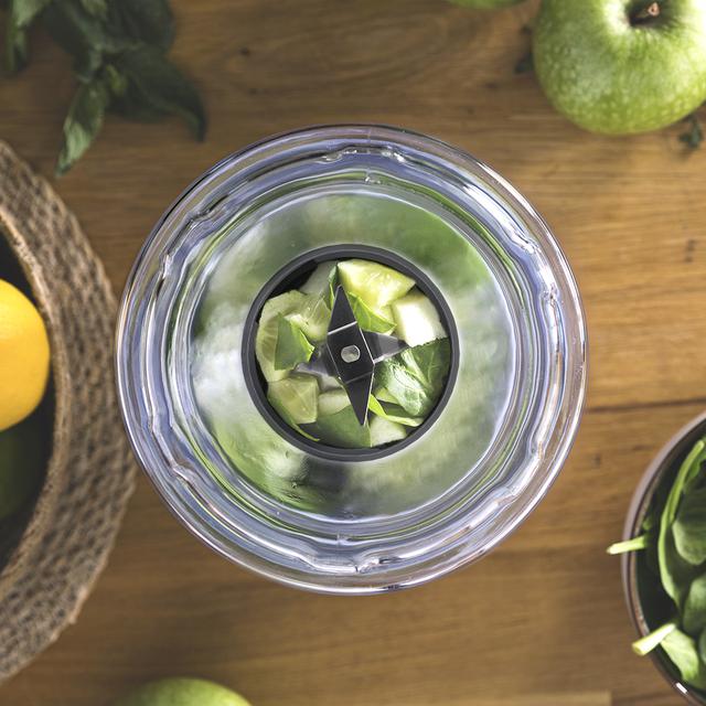 Cecotec Power Titanium 650 Fresh&Go INOX. Batidora De Vaso Individual Con Potencia 400 W Cuchillas Con Recubrimiento De Titanio Negro 2 Tubos Refrigeradores 2 Vasos Portátiles Molinillo Batidora De Vaso Individual  