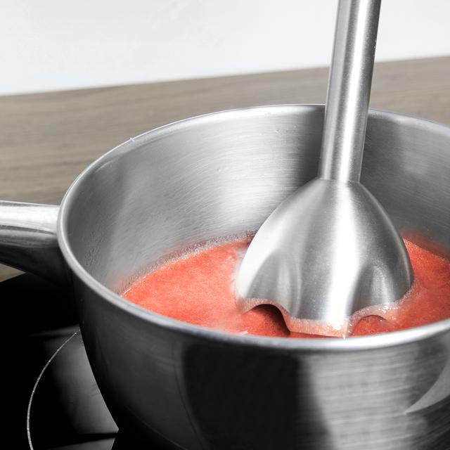 Cecotec PowerGear 1500 Pro. Batidora De Mano De 1500 W Acero Inoxidable/Silicona 21 Velocidades Y Turbo X-Blades: Cuchilla De 4 Hojas Recubrimiento De Titanio Incluye Picahielo Y Varillas Batidora De Mano Y Picadora De 1500W