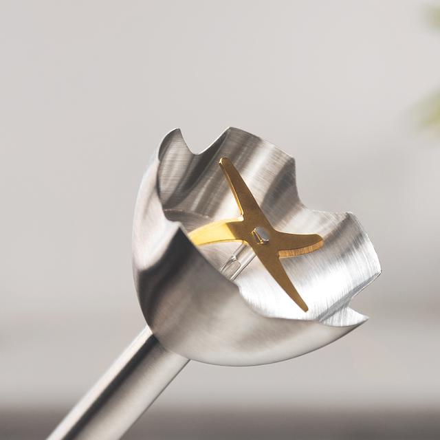 Cecotec PowerGear 1500 XL Mash Pro. Batidora De Mano De 1500 W De Potencia Pie XL Extralargo Cuchillas X-Blades Con Titanio 21 Velocidades Y Función Turbo Batidora De Mano 1500 W