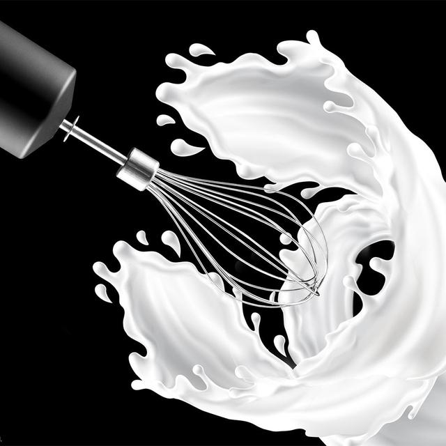 Cecotec PowerGear 1500 XL Pro. Batidora De Mano De 1500 W 21 Velocidades + Turbo Acero/Silicona Pie XL Cuchilla De 4 Hojas Recubrimiento Titanio Engranaje De Metal Incluye Accesorios Batidora De Mano 1500 W