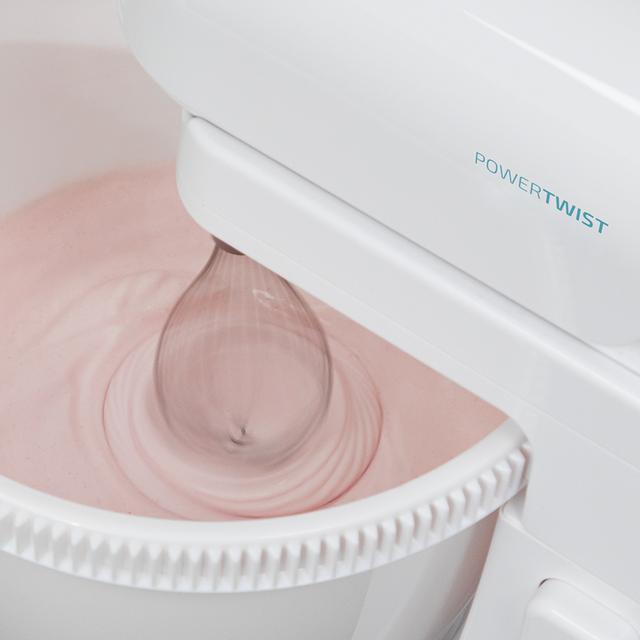 Cecotec PowerTwist 500 Gyro M. Batidora De Varillas De 500 W Bol Autogiratorio De 3 5L De Capacidad 5 Niveles De Velocidad Función Turbo Diseño Ergonómico 3 Accesorios Batidora Amasadora De Varillas