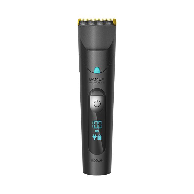 Cecotec PrecisionCare Wet&Dry M. Cortapelos Bamba Con Cuchillas Acero Inoxidable Con Revestimiento De Titanio Batería De Litio Autonomía Hasta 120 Min Longitudes 0 5-30 Mm 8 Peines Máquina De Cortar Pelo Inalámbrica Y Con Ca