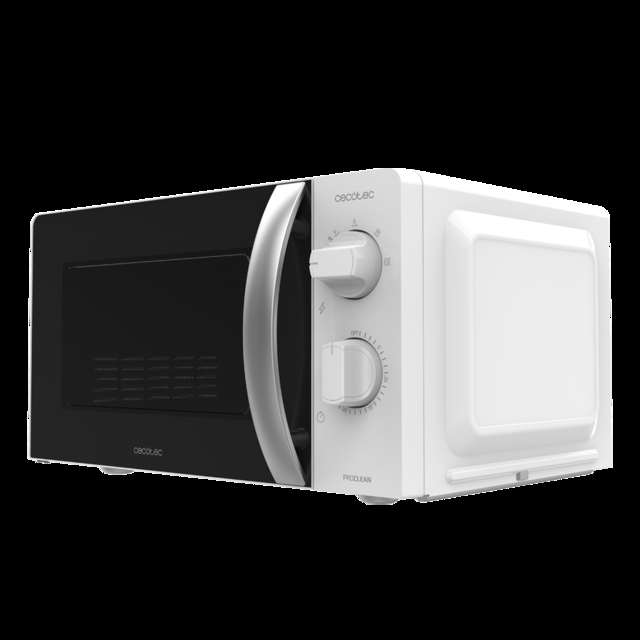 Cecotec ProClean 2010. Microondas Con 700W De Potencia 20L De Capacidad Tecnología 3DWave Modo Descongelación 6 Niveles De Potencia Temporizador 30 Mins Diseño Compacto Microondas 20 L