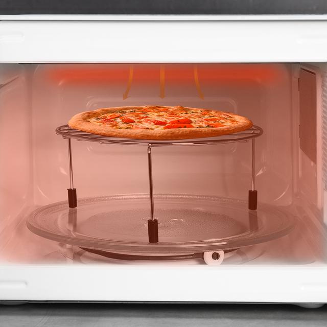 Cecotec ProClean 2110. Microondas Con Grill De 700W Con 6 Niveles De Potencia Capacidad 20 L Función Grill Tecnología 3DWave Modo Descongelación Temporizador Hasta 30mins Microondas