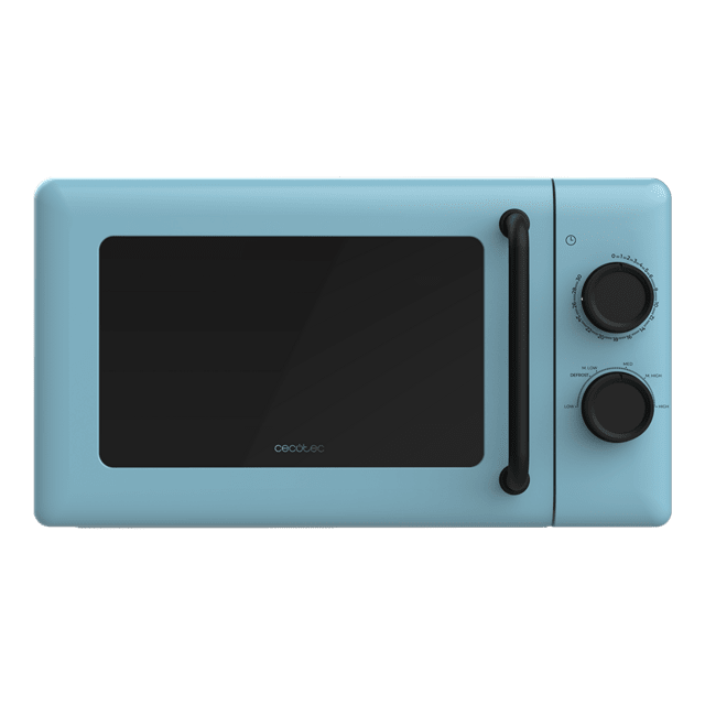 Cecotec Proclean 3010 Blue Microondas mecánico de 20 L y 700 W.  Microondas mecánico 