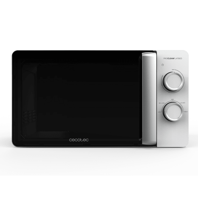Cecotec Proclean 3010 Flatbed Microondas Sin Plato Mecánico. De 20 Litros De Capacidad Y 700 W De Potencia. Microondas Sin Plato 