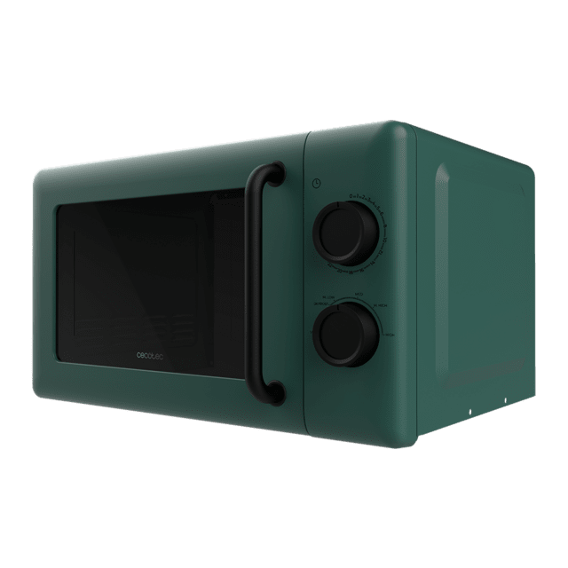 Cecotec Proclean 3010 Green Microondas Mecánico De 20 L Y 700 W. Microondas Mecánico