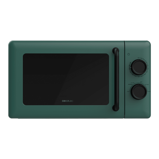 Cecotec Proclean 3010 Green Microondas mecánico de 20 L y 700 W. Microondas mecánico