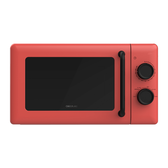 Cecotec Proclean 3010 Red Microondas mecánico de 20 L y 700 W. Microondas mecánico