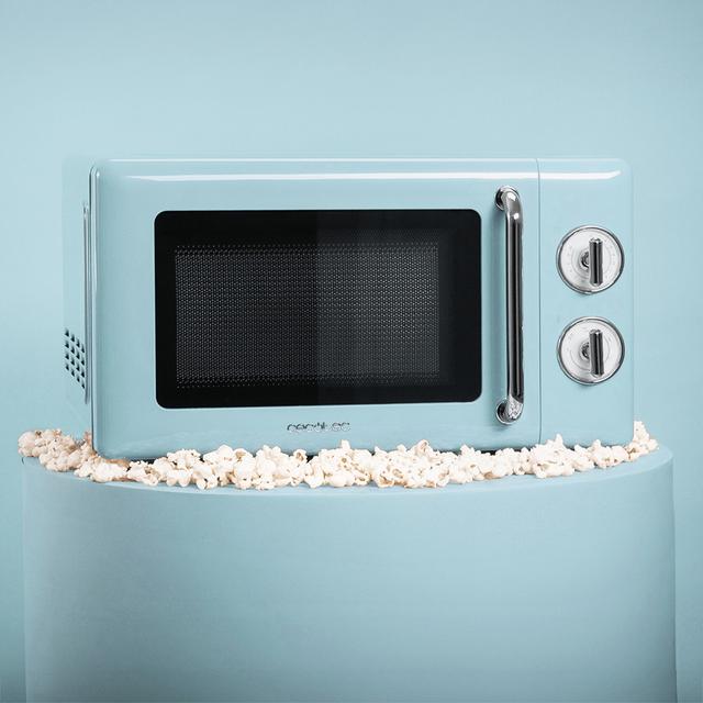 Cecotec ProClean 3010 Retro Blue Microondas Retro Blue Microondas Mecánico De 20 L Y 700 W. Microondas