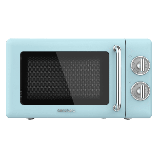 Cecotec ProClean 3010 Retro Blue Microondas Retro Blue Microondas Mecánico De 20 L Y 700 W. Microondas