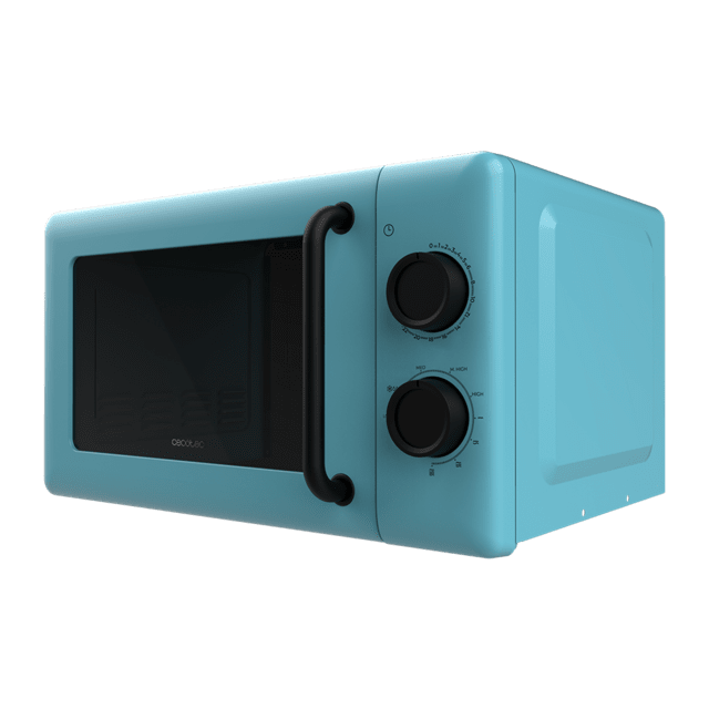 Cecotec Proclean 3110 Blue Microondas Mecánico Con Grill De 20 L Y 700 W. Microondas Mecánico 