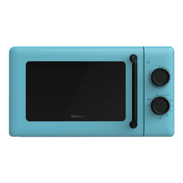 Cecotec Proclean 3110 Blue Microondas mecánico con grill de 20 L y 700 W. Microondas mecánico 