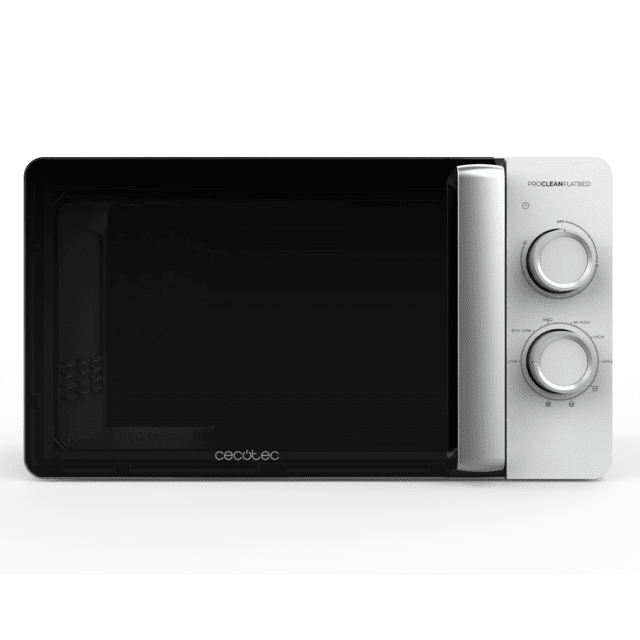 Cecotec Proclean 3110 Flatbed Microondas Sin Plato De 20 Litros De Capacidad Con Grill Revestimiento Ready2Clean Y Tecnología 3DWave. Microondas Sin Plato