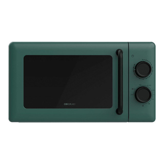 Cecotec Proclean 3110 Green Microondas Mecánico Con Grill De 20 L Y 700 W. Microondas Mecánico