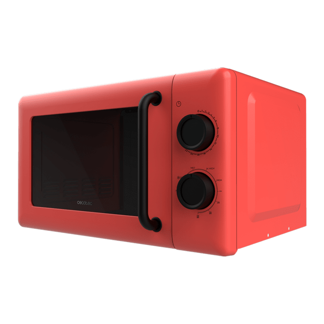 Cecotec Proclean 3110 Red Microondas Mecánico Con Grill De 20 L Y 700 W. Microondas Mecánico 