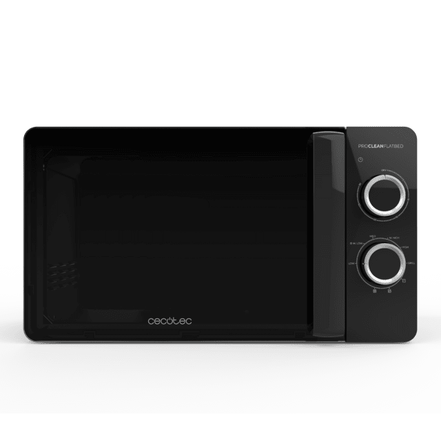 Cecotec Proclean 3130 Flatbed Microondas Sin Plato De 20 Litros De Capacidad Con Grill Revestimiento Ready2Clean Y Tecnología 3DWave. Microondas Sin Plato