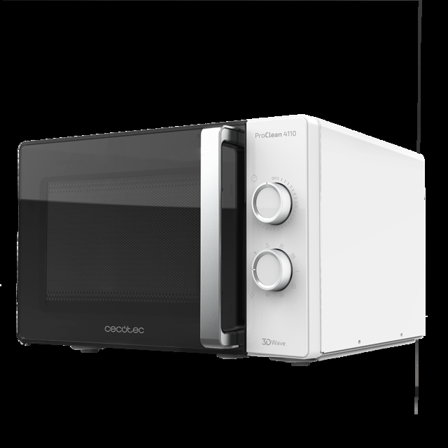 Cecotec Proclean 4110 Microondas de 23 litros de capacidad con grill revestimiento Ready2Clean y tecnología 3DWave. Microondas