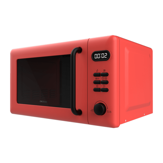 Cecotec Proclean 5110 Red Microondas Digital Con Grill De 20 L Y 700 W. Microondas Digital