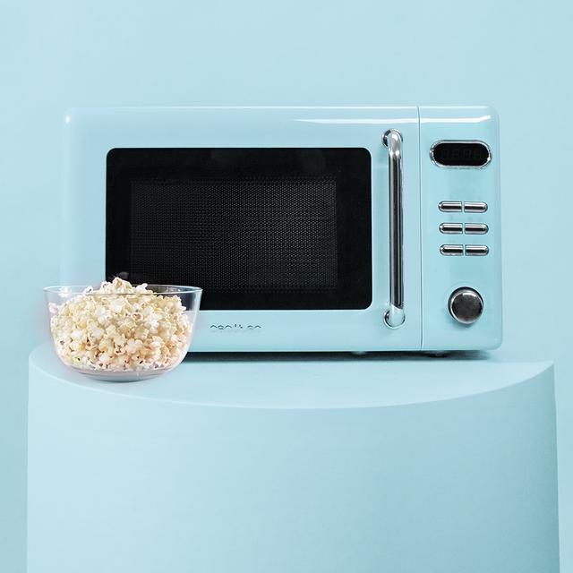 Cecotec ProClean 5110 Retro Blue Microondas Digital Con Grill De 20 L Y 700 W. Microondas Con Grill