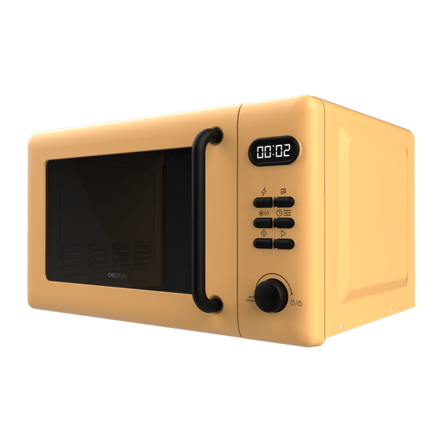 Cecotec Proclean 5110 Yellow Microondas Digital Con Grill De 20 L Y 700 W. Microondas Digital 