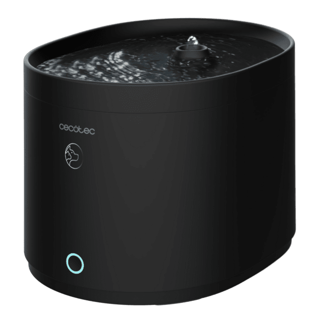 Cecotec Pumba 2500 Refresh Smart Fuente Automática Para Mascotas Con Capacidad De 2 5 Litros Incluye Filtro Y Control Por Wifi Con Recordatorios De Limpieza Y Depósito Vacío. Fuente De Agua Para Gatos Y Perros