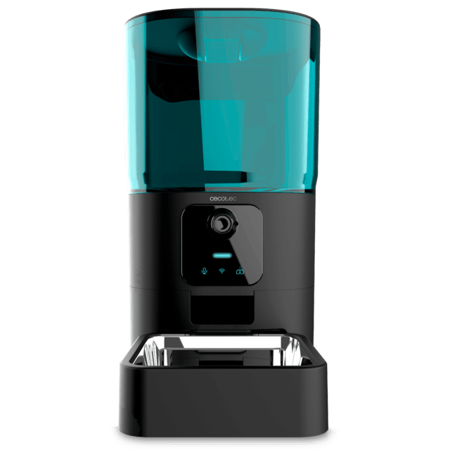 Cecotec Pumba 6000 Purrfect Meal Smart Vision Comedero Automático Para Mascotas Con Control Wifi Cámara Grabadora De Voz Con 6 Litros De Capacidad Y Control De Porciones. Comedero Automático Wifi Y Cámara