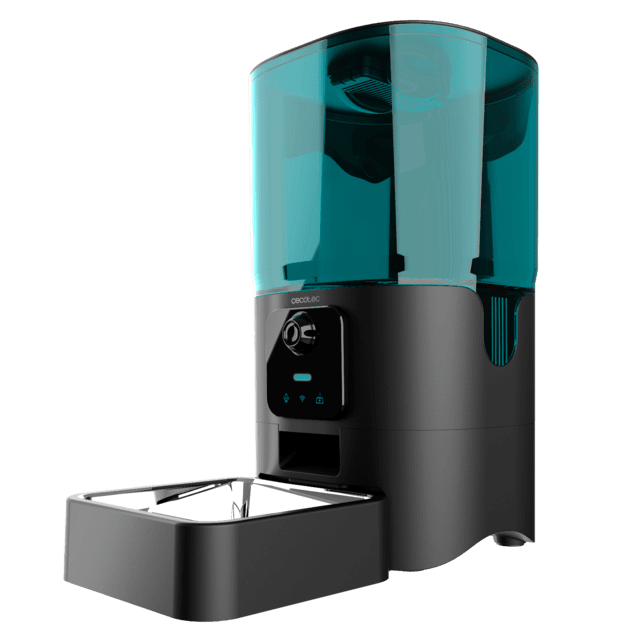 Cecotec Pumba 6000 Purrfect Meal Smart Vision Comedero Automático Para Mascotas Con Control Wifi Cámara Grabadora De Voz Con 6 Litros De Capacidad Y Control De Porciones. Comedero Automático Wifi Y Cámara