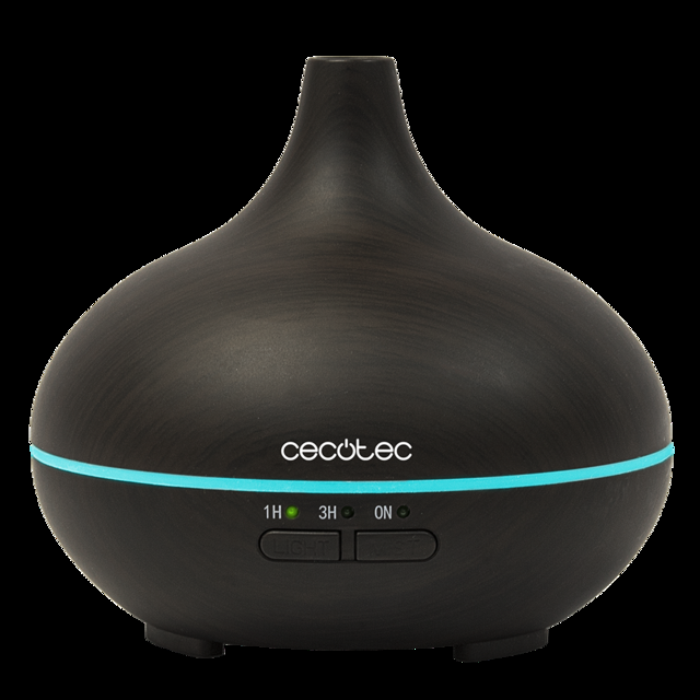 Cecotec Pure Aroma 150 Yin. Humidificador Ultrasónico y Difusor de Aromas con Temporizador y Capacidad 150 ml Temporizador 3 Horas 7 Colores led Función aromaterapia Ultra silencioso<h2 class="d-flex justify-content-center jus