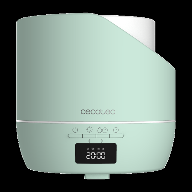 Cecotec PureAroma 500 Smart Sky. Difusor De Aroma Con Capacidad 500ml Pantalla LED Temporizador 12h Despertador 3 Modos De Funcionamiento Cobertura 30m2 Humidificador