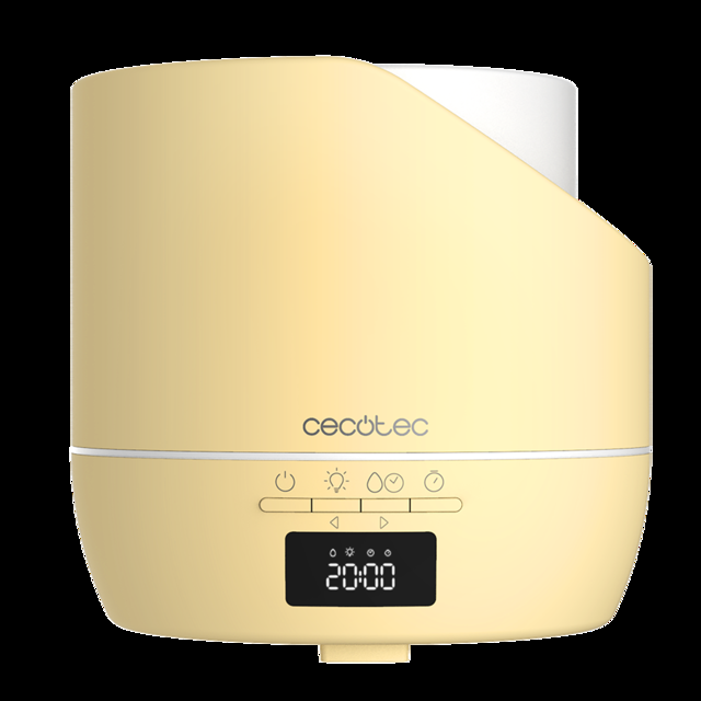 Cecotec PureAroma 500 Smart SunLight. Difusor De Aroma Con Capacidad 500ml Pantalla LED Temporizador 12h Despertador 3 Modos De Funcionamiento Cobertura 30m2 Humidificador
