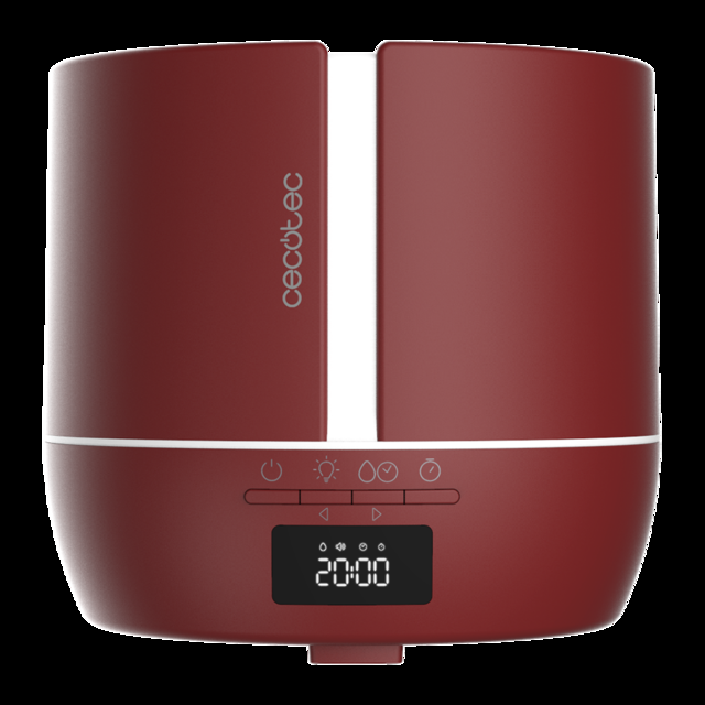 Cecotec PureAroma 550 Connected Garnet. Difusor De Aromas Con Capacidad 500ml Pantalla LED Altavoz Control Por Bluetooth App Temporizador 12h 3 Modos De Funcionamiento Cobertura 30m2 Difusor De Aromas 