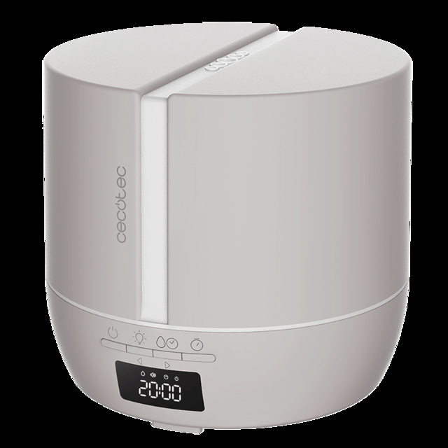 Cecotec PureAroma 550 Connected Sand. Difusor De Aromas De Capacidad 500ml Pantalla LED Altavoz Control Por Bluetooth App Temporizador 12h 3 Modos De Funcionamiento Cobertura 30m2 Humidificador Y Altavoz Bluetooth