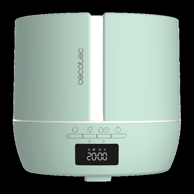 Cecotec PureAroma 550 Connected Sky. Difusor De Aromas Con Capacidad 500ml Pantalla LED Altavoz Control Por Bluetooth App Temporizador 12h 3 Modos De Funcionamiento Cobertura 30m2 Humidificador Y Altavoz Bluetooth