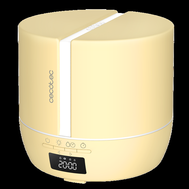 Cecotec PureAroma 550 Connected SunLight. Difusor De Aromas Con Capacidad 500ml Pantalla LED Altavoz Control Por Bluetooth App Temporizador 12h 3 Modos De Funcionamiento Cobertura 30m2 Humidificador