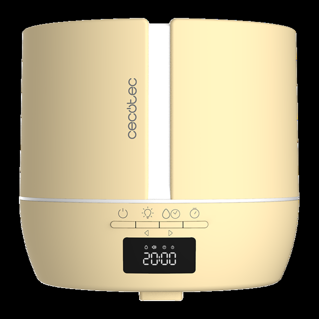 Cecotec PureAroma 550 Connected SunLight. Difusor De Aromas Con Capacidad 500ml Pantalla LED Altavoz Control Por Bluetooth App Temporizador 12h 3 Modos De Funcionamiento Cobertura 30m2 Humidificador