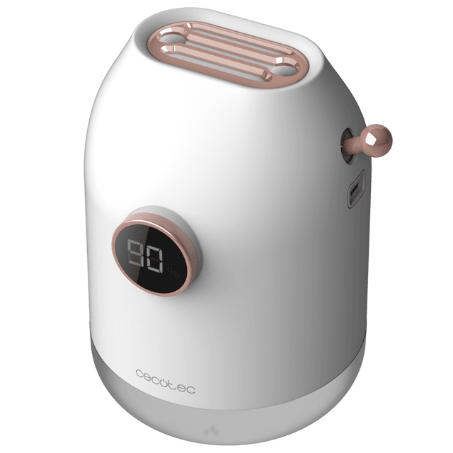 Cecotec PureAroma 550 Cordless Humidificador Difusor De Aromas Con 500 Ml De Depósito Sin Cables Con Una Batería De 5000 MAh Y Pantalla. Humidificador Difusor De Aromas